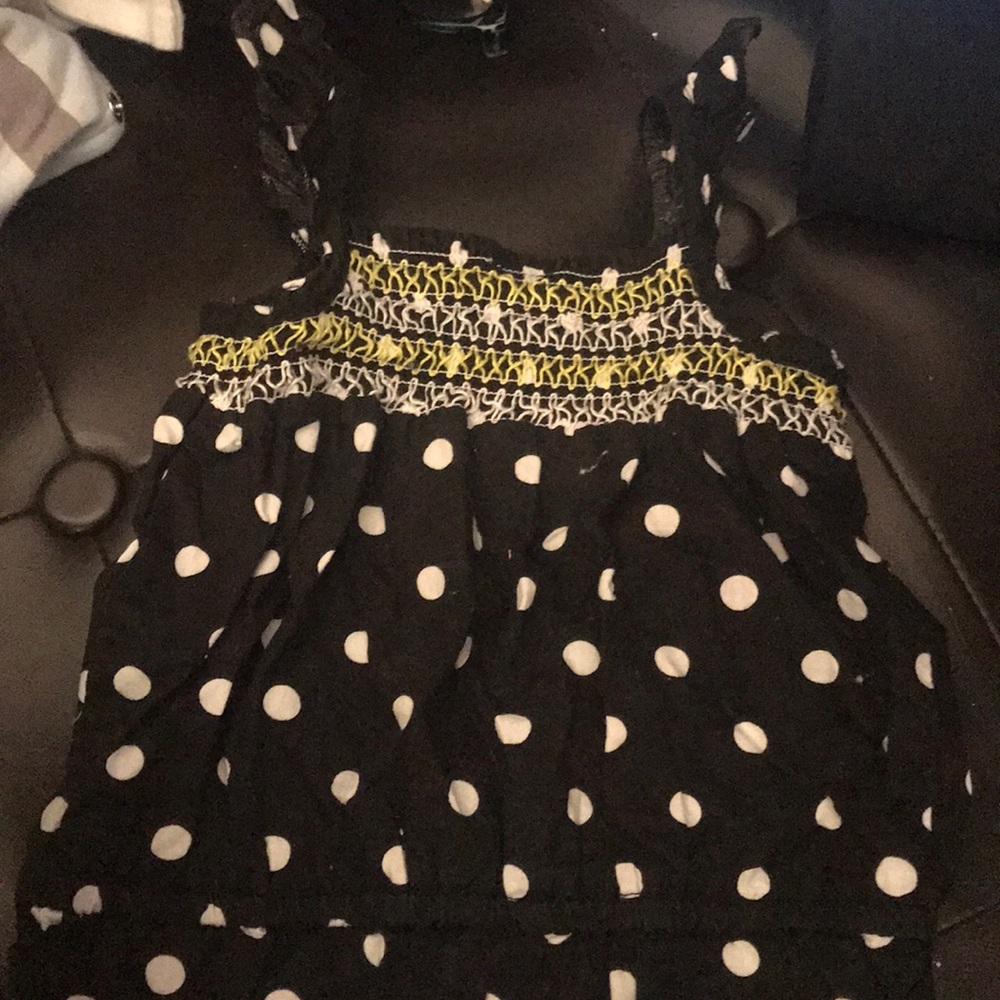 Little girls polka dot romper